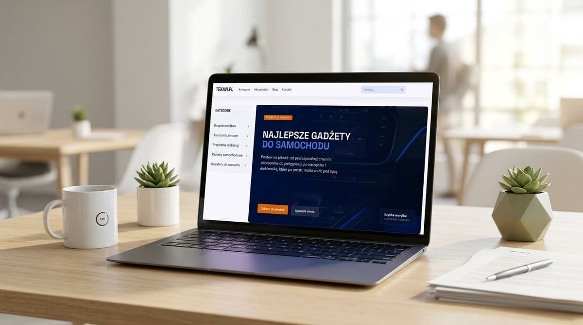 Logo Tekavi — otwarcie sklepu internetowego z akcesoriami samochodowymi