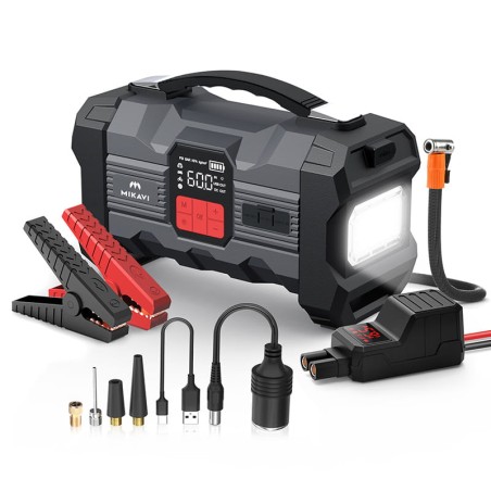 Mikavi Enerjump 2 - Jump Starter z wbudowanym kompresorem — zdjęcie 8